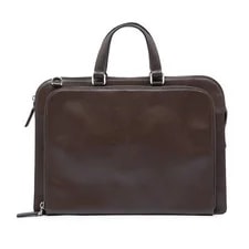 Prada — Prada Travel Front Zip Pocket Briefcase Dark — Handbag — resale