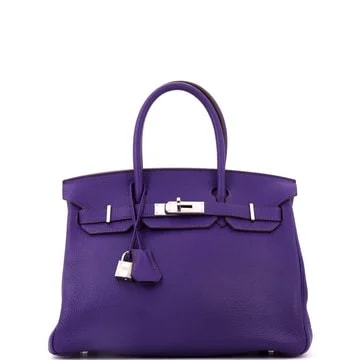 Hermès — Birkin Iris With Palladium 30 — Handbag — resale