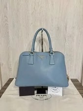 Prada — Prada Lux Authentic Triangle Logo — Handbag — resale