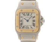 Cartier — Cartier Santos Galbee SM W20012C4 Stainless Steel / Yellow Gold 27mm #DW1729 — Watch — resale