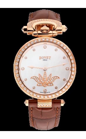 Worldofluxuryus — Bovet Amadeo Fleurier 18K Rose Gold & Diamonds Lady's — Watch — resale