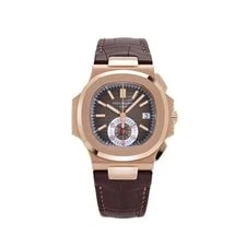 Patek Philippe — Patek Philippe Nautilus 5980R-001 Chronograph Rose Gold Brown Dial — Watch — resale