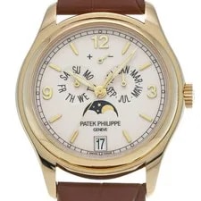 Patek Philippe — Patek Philippe Annual Calendar Moonphase 5146J-001 Ivory Dial #W061 — Watch — resale