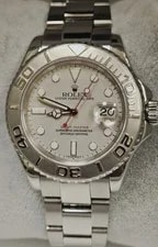 Rolex — Rolex Yacht-Master 16622 Rhodium Dial Platinum Steel 40mm — Watch — resale