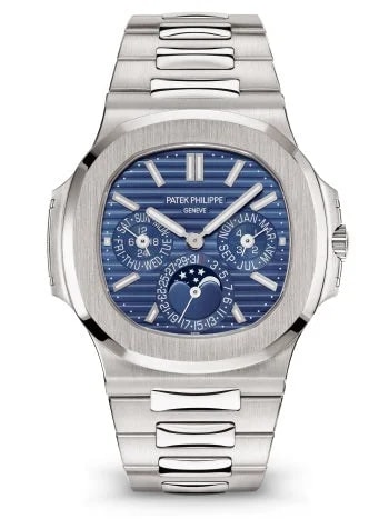 Worldofluxuryus — Patek Philippe Nautilus Ultra-thin Perpetual Calendar 18K White Gold — Watch — resale