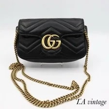 Gucci — Excellent Condition Gucci GG Marmont Mini — Handbag — resale