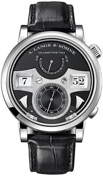 Worldofluxuryus — A. Lange & Sohne Lange Zeitwerk Striking Time 18K White Gold — Watch — resale