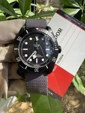 Tudor — Tudor Black Bay Dark Black Dial on Fabric Strap M79230DK-0006 Complete 2019 — Watch — resale