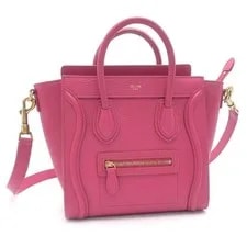 Celine — Celine : Luggage 189243DRU.24PI W20×H21×D9cm W/strap Dust ; — Handbag — resale