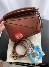 Loewe — Ghibli X Loewe Howl's Moving Castle Mini Calcifer Puzzle — Handbag — resale