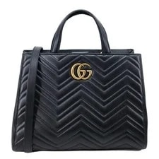 Gucci — Gucci GG Marmont Medium Matelasser 4435 — Handbag — resale