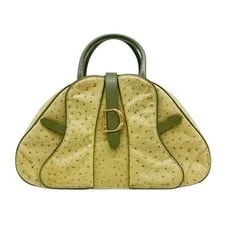 Dior — Dior Saddle Bowler Guacamole Embossed — Handbag — resale