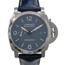 Panerai — Panerai Luminor PAM03313 Leather Diamond Satin 44.0mm #KNW2765 — Watch — resale