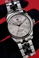 Tudor — Tudor Glamour 39mm Ceramic Center Link Bracelet, Clean! — Watch — resale
