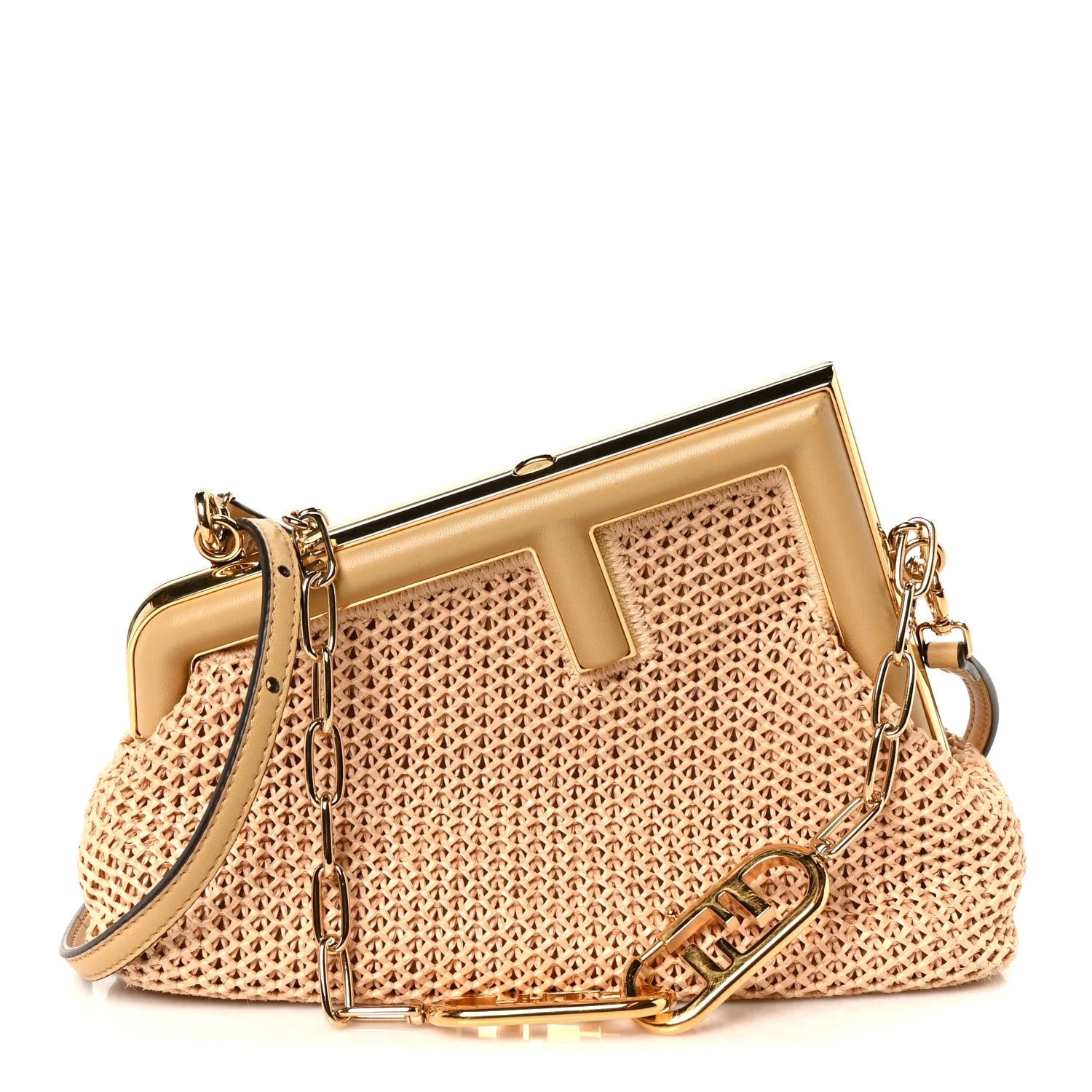 Fendi — Macrame Small Fendi First Sahara — Handbag — resale