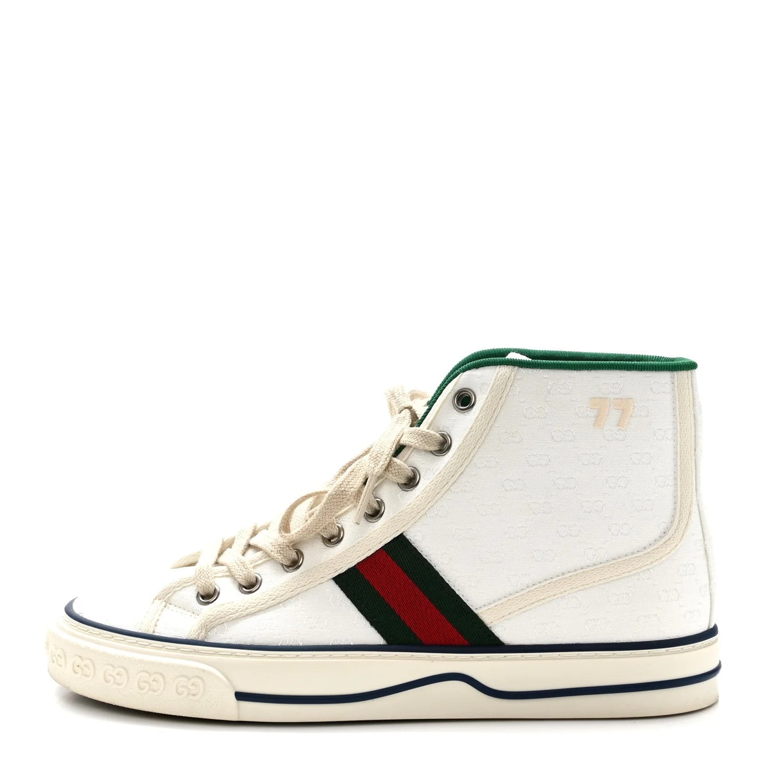 Gucci — GG Mignon Web 1977 Tennis High Top 37 — Sneaker — resale