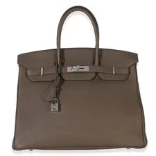 Hermès — Hermès Grenat de Coromandel Birkin 35 PHW — Handbag — resale