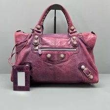Balenciaga — Balenciaga City Motorcycle Crackled — Handbag — resale
