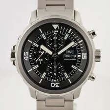 IWC — IWC Aquatimer Chronograph, Ref IW376804, ’S, Stainless Steel, Black Dial — Watch — resale