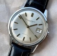 IWC — IWC R810A Serviced Automatic Date Cal 8541 34mm Stainless Steel — Watch — resale