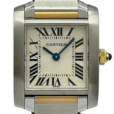 Cartier — Cartier Tank Française SM W51007Q4 20mm Gold Silver Dial Quartz OKW4241 — Watch — resale