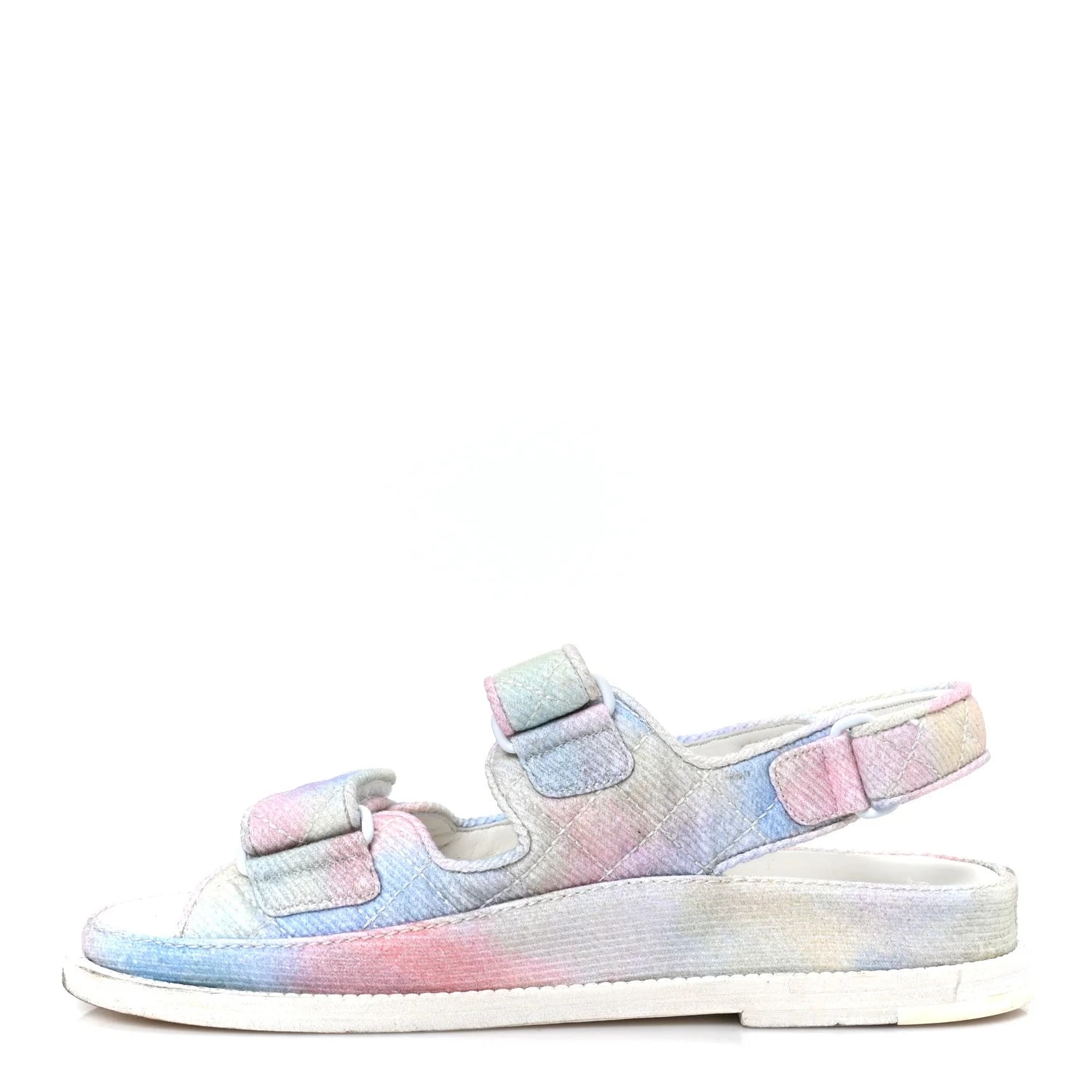 Chanel — Printed Fabric Dad 36 — Designer Shoe — resale