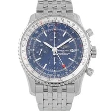 Breitling — Breitling Navitimer World GMT Steel A24322 — Watch — resale