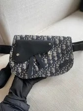 Dior — Dior Saddle Grain Cowhide Waist — Handbag — resale
