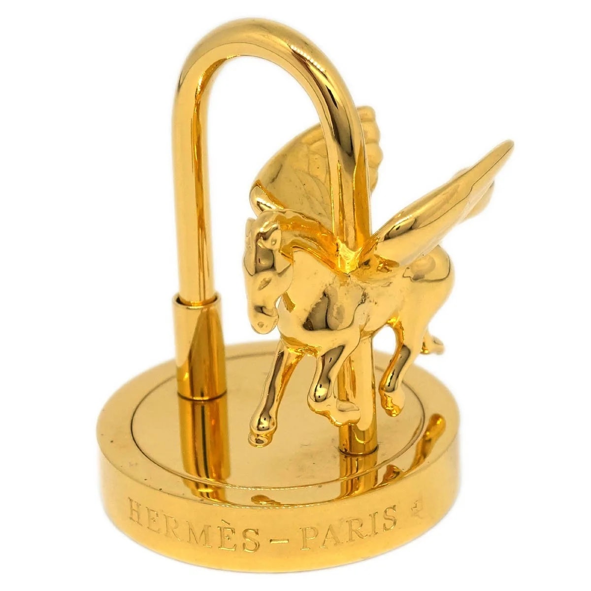 Hermès — Hermes Pegasus Cadena Lock Charm Metal Gold_Plated Charms and Keychains Accessory — Accessory — resale