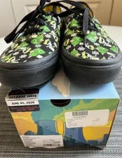 Vans — Simpsons Vans Authentics Glow-in-the-dark Atomic Bart. w7/ 5.5, New in Box. — Sneaker — resale