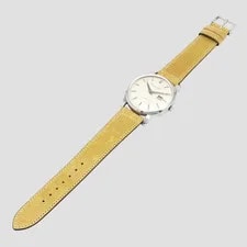 IWC — IWC Schaffhausen Cross-Eyed 1962 Original Dial Silver Accurate Form Leather — Watch — resale