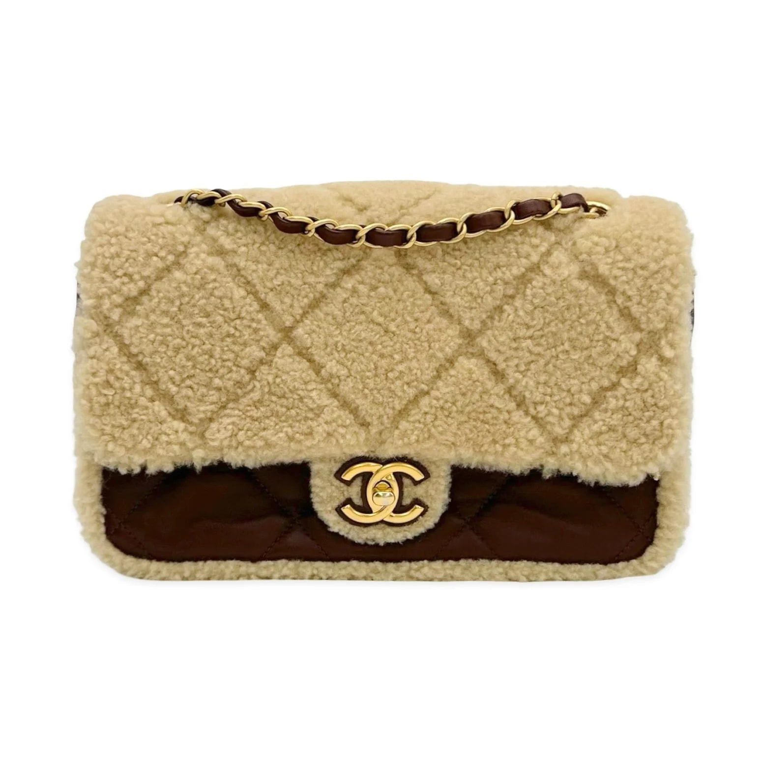 Luv Luxe Scottsdale — Furry Coco Flap — Handbag — resale