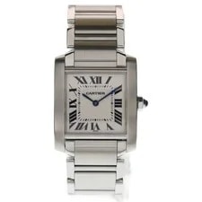 Cartier — Cartier Tank Francaise MM White Dial SS QZ Stainless Quartz W51003Q3 — Watch — resale