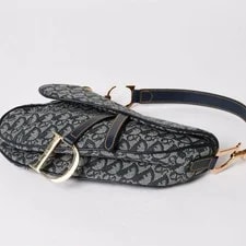 Dior — Christian Dior Saddle Trotter Cotton/ / Auth — Handbag — resale
