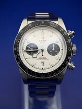 Tudor — 2023 Tudor Black Bay Chrono Panda 41mm White Dial Steel Bracelet 79360N — Watch — resale