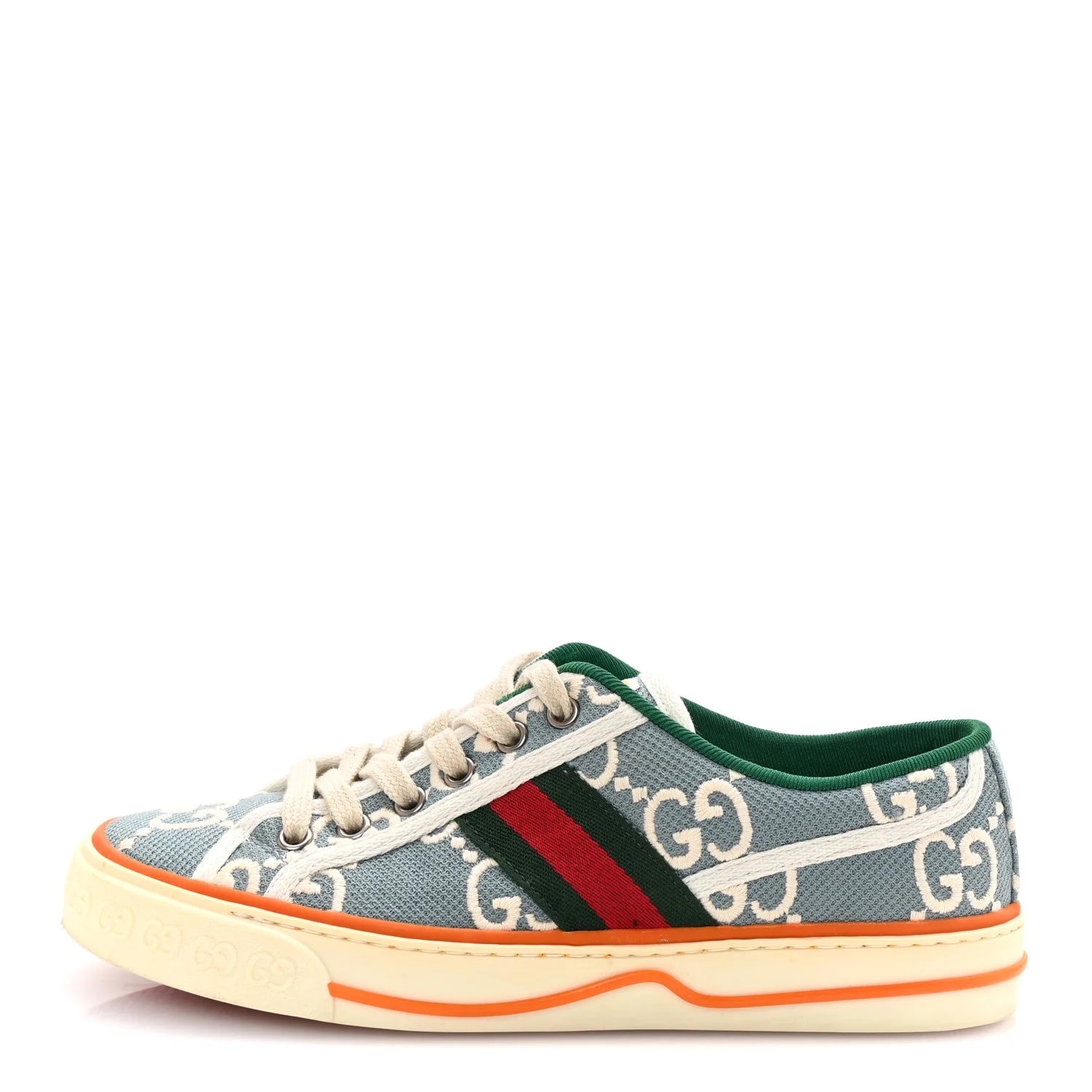 Gucci — Cotton GG Monogram Web 1977 Tennis Sneakers 37 Philod Mystic — Sneaker — resale