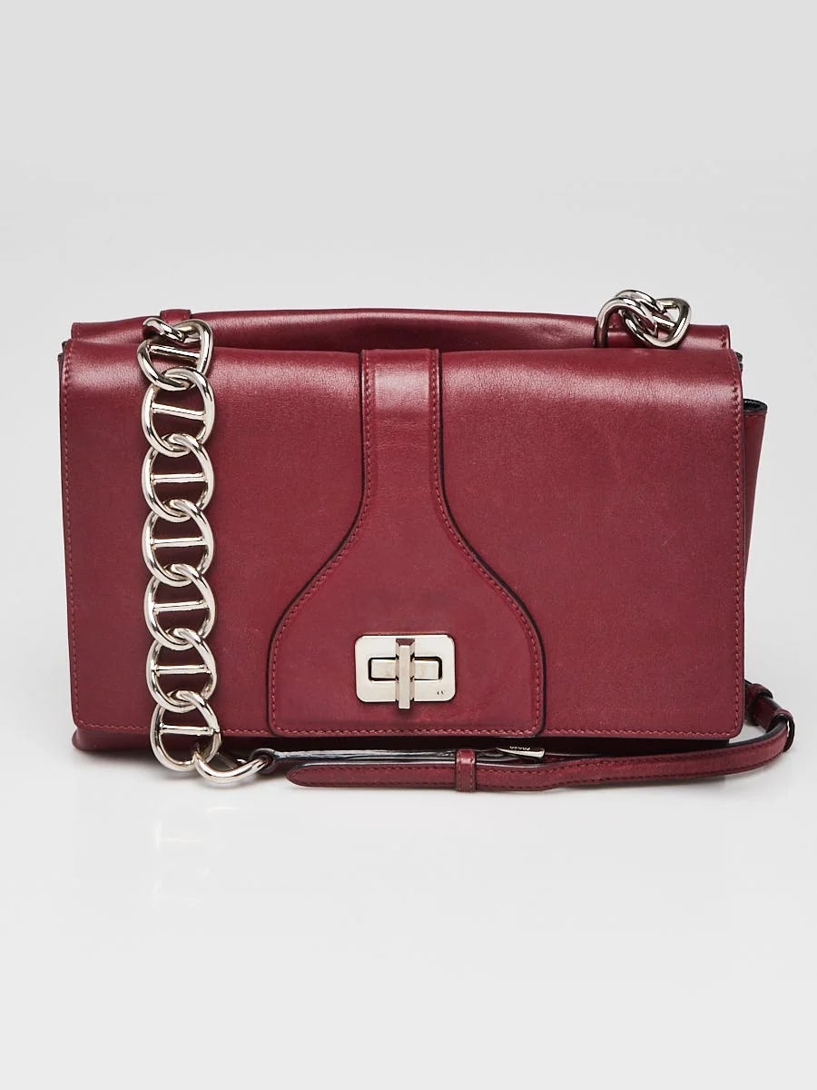 Prada — Prada Vitello Soft Chain Flap B5105C — Handbag — resale