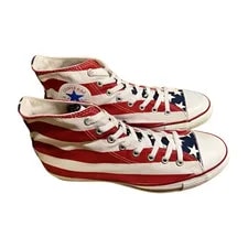 Converse — Converse All Star Hi USA Made 90s US Flag US8.5 Unused — Sneaker — resale