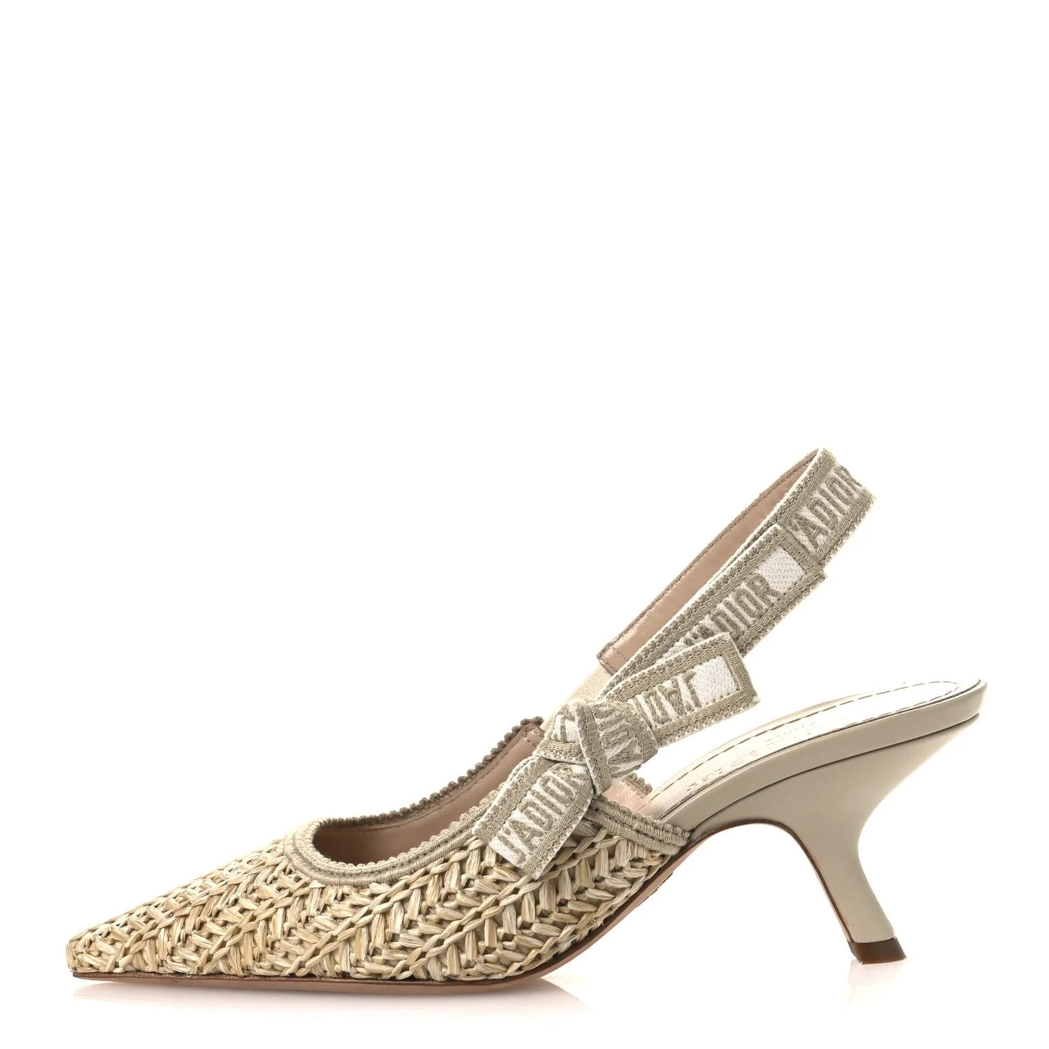 Dior — Embroidered J'Adior Slingback 65mm 38 36 — Designer Shoe — resale