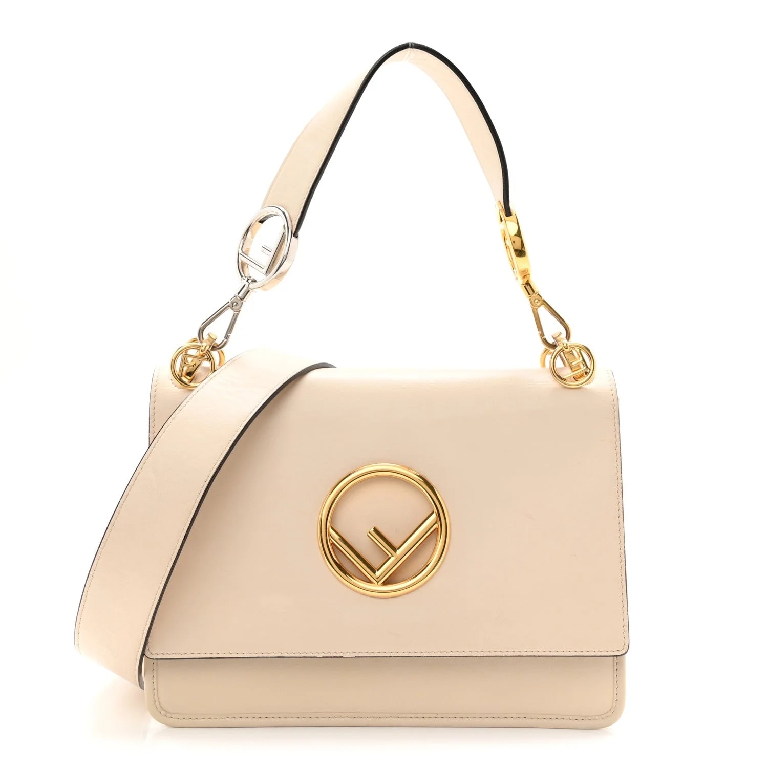 Fendi — Vitello Century Opaco F Is Fendi Kan I — Handbag — resale