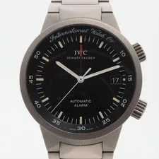 IWC Schaffhausen — IWC Schaffhausen IW353701 TI AT Black Dial 4 Extra Links — Watch — resale