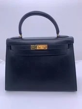 Hermès — Auth Hermes Kelly 28 Tone HW Circle U — Handbag — resale