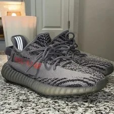 Yeezy — Yeezy Boost Size 9.5 Sply 350 2 - Striped Low Top- Adidas — Sneaker — resale