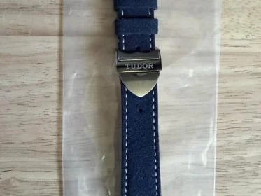 Tudor — Tudor Blue Leather Strap With Clasp 20mm $240 Shipped Conus — Watch — resale