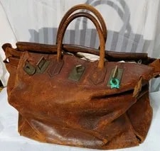 Hermès — Hermes 1950's Haut À Courroies Hac 55 Birkin Travel Duffle — Handbag — resale