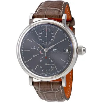 IWC — Portofino Monopusher Ardoise Dial Chronograph 18kt White Gold IW515103 — Watch — resale