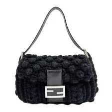 Fendi — Fendi Baguette Handmade Shetland — Handbag — resale