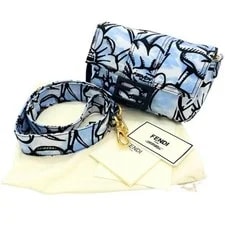 Fendi — Fendi Joshua Vides Flower Print Baguette — Handbag — resale