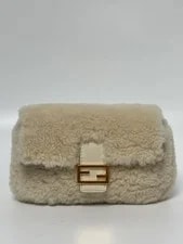 Fendi — Fendi Baguette Plush Crossbody JD637FD — Handbag — resale