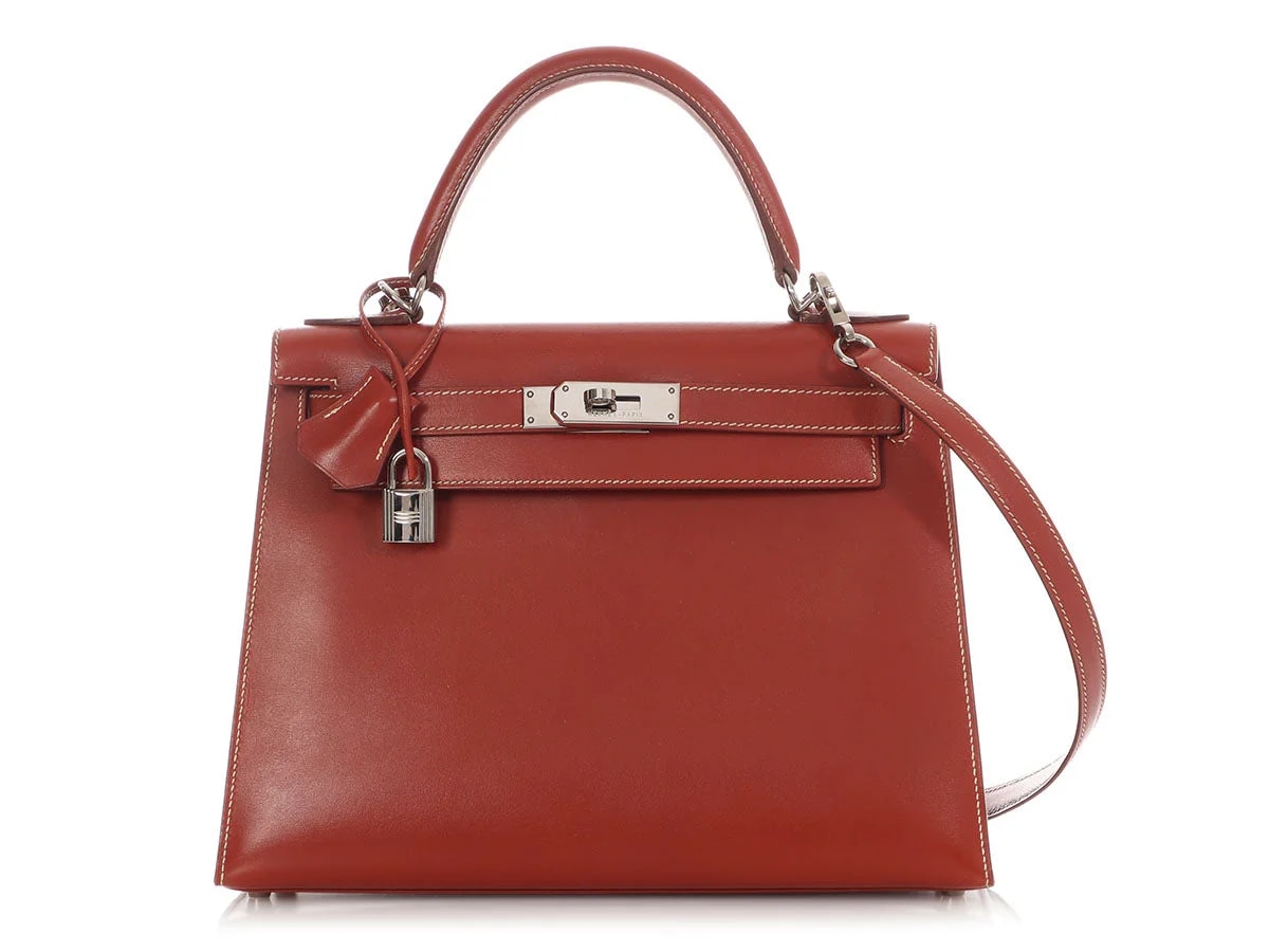 Hermès — Hermès Brique and Verso Kelly 28 — Handbag — resale